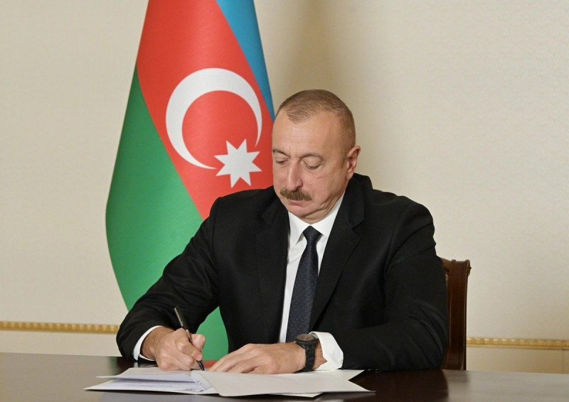 Azərbaycan Prezidenti İlham Əliyev kənd təsərrüfatının inkişafında xidmətləri olan bir qrup şəxsin təltif edilməsi haqqında Sərəncam imzalayıb